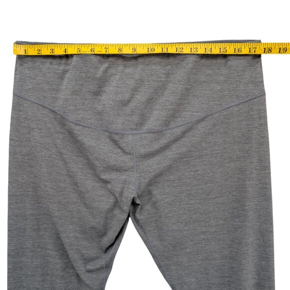 Nike Dri Fit Crop Leggings Womens Light Grey Stretch Pull On Athletic Pant Sz 2X - Picture 6 of 9